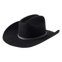 American Hat Makers Wool Felt Western Hat - Black - 7 | Bass  display picture 1