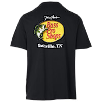 Bass Pro Shops Nashville Woodcut Logo Short-Sleeve T-Shirt for Men