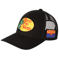 Bass Pro Shops Woodcut Logo and Arizona Flag Snapback Cap | Bass