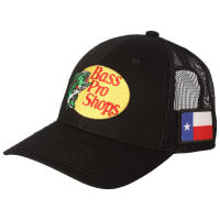Bass Pro Shops Woodcut Logo and Texas Flag Snapback Cap | Bass Pro