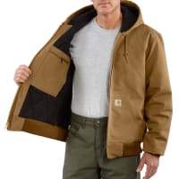 Men's Firm Duck Insulated Flannel-Lined Active Jacket