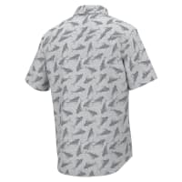 Men's Huk Short Sleeve Kona Button Down Fish and Flags