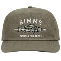 Chapeau De Pêche Simms – Camouflage – Taille Unique – Mesh Snapback