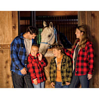 RedHead Sherpa-Lined Plaid Long-Sleeve Shirt for Men