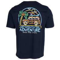 2024高い素材  Bass Pro Shops Neon Beach Sign Short-Sleeve T-Shirt for Men トップス