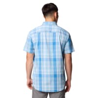 Columbia Men's Rapid Rivers II Short Sleeve Shirt - City Grey Multi Plaid Button-Down, 4X Size