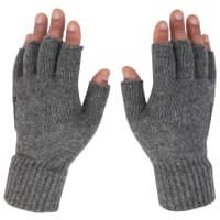 Simms fingerless wool gloves top