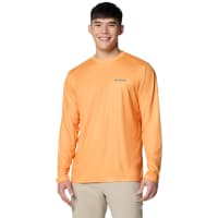 Columbia Homme Terminal Tackle PFG Poisson Drapeau Manches Longues/Vert
