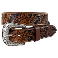 RedHead Ranch Tooled Leather Belt | Mack's Prairie Wings