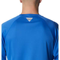 Columbia Men's PFG Terminal Tackle Long Sleeve Shirt - UPF 50 Sun Protection, Quick-Dry, Canyon Blue, 3X Big