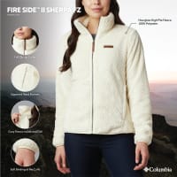 forro polar COLUMBIA fire side II sherpa mujer