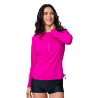 Free Country SunFree Quarter-Zip Long-Sleeve Sun Shirt for Ladies