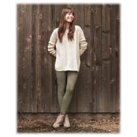 Natural Reflections Cable-Knit Sweatpants for Ladies