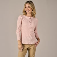 Natural Reflections Timberbrook Thermal Long-Sleeve Henley | Bass