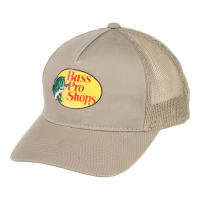 Bass Pro Shops Hat Embroidered or Silk screen Logo Mesh Fishing Trucker Cap