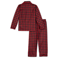 Outdoor Kids Holiday Plaid Long-Sleeve Pajamas Set for Babies