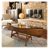 Canoe coffee discount table for sale