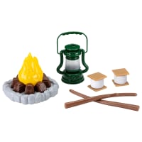 Toy top campfire set