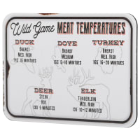 Open Road Brands Meat Temperature Chart Metal Magnet