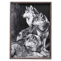 wolf photo frame