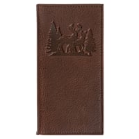 Redhead Deer Scene Embossed Elvis Leather Roper Wallet | Bass Pro
