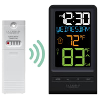 La Crosse Technology® Battery-powered Lcd Wireless 2-piece Digital Weather  Thermometer Station With Hygrometer : Target