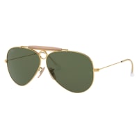 ray ban shooter cigarette holder Ray-Ban Shooter RB3138 Glass Sunglasses