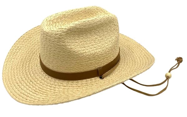 Kanut Sports Kuna Straw Western Hat - Light Natural - L/XL