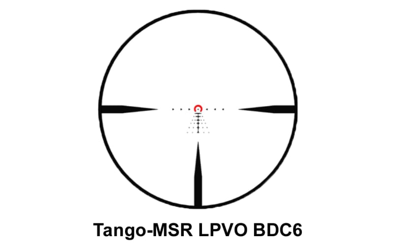 Sig Sauer Tango-MSR LVPO, Scope, 1-8x24mm, MSR BDC8, Black