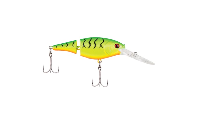 Berkley Flicker Shad Jointed Slick Firetiger 1/5 Oz Fishing Lure – Lifelike Action For Bass & More