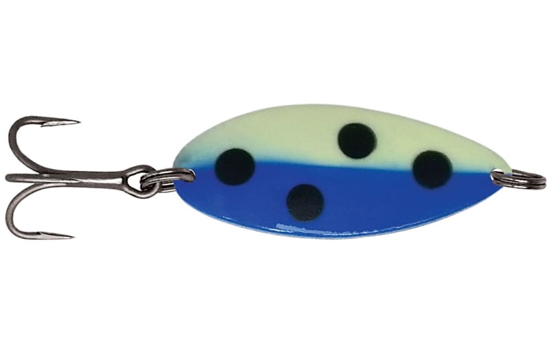 cleo fish hooks Acme Moonshine Glow Little Cleos 3/4 oz / Mongolian Beef backed shape that creates seductive wiggling action on a steady retrieve Acme Little Cleo Fishing Lure