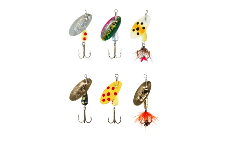 fisher and martin lure Panther Best Of The West Spinner Kit, Pack of 6 ensuring proper blade rotation time and time again without fail Fisher and Marten Lure -