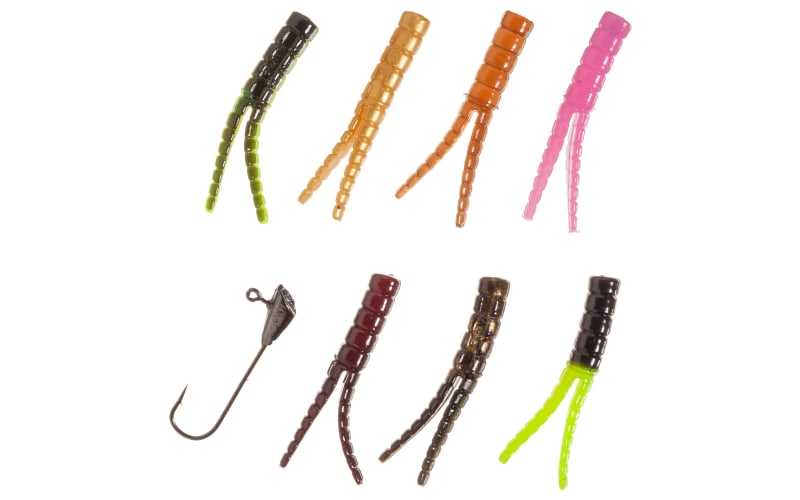 Kit De Leurres Magnétiques Panfish – 85 Pièces, 7 Couleurs Mortelles, Têtes Plombées 0,6 G