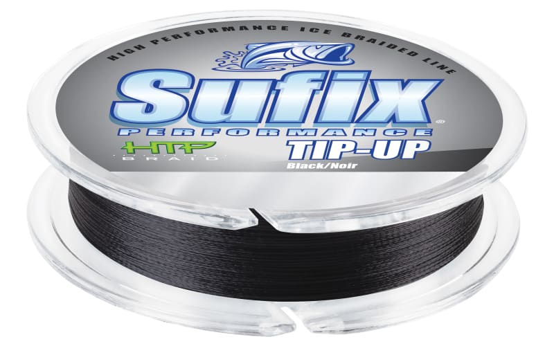 Sufix Performance Tip-Up Ice Braid - Black - 20 lb.