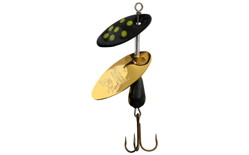 double martini fishing lure Hunsy Tails Bait Co The two blades are separated with a stainless steel sleeve to ensure the best spinning action Joebaggs Swarter 7 Inch /