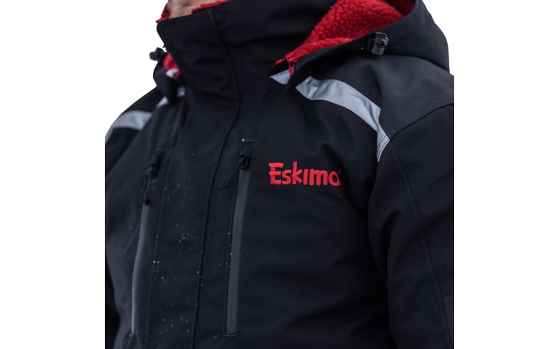 Eskimo Roughneck Jacket for Men - Black/Red - 2XL