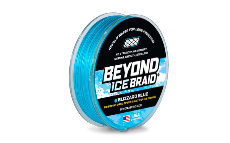 Beyond Braid Ice Braid Fishing Line - Blizzard Blue - 10 lb. 100 Yards