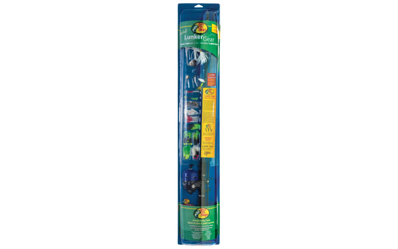 Bass Pro Shops Lunker Gear Rod & Reel Spincast Combo Kit - Blue