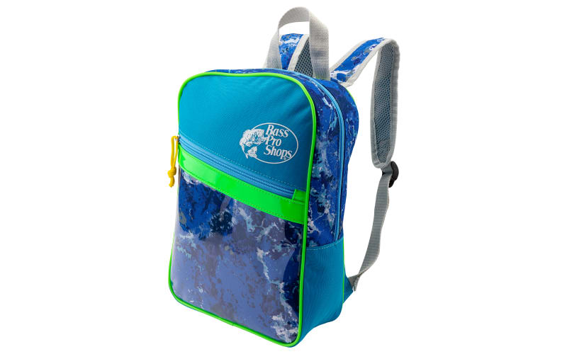Bass Pro Shops Tackle Backpack 3600 for Kids - Blue Camo