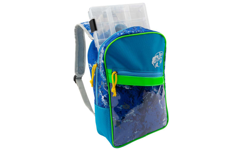 Bass Pro Shops Tackle Backpack 3600 for Kids - Blue Camo