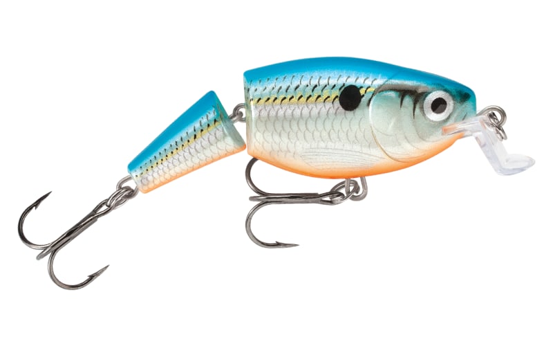 Leurre Rapala Shallow Shad SSR-5 - Bleu Argent, Bois, Fabriqué En Irlande, Vintage