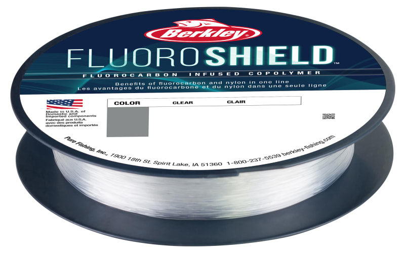 berkley copolymer fishing line Prospec Chrome (Ocean Blue) This produces an extremely resilient and invisible line Berkley FluoroShield Line - Tackle