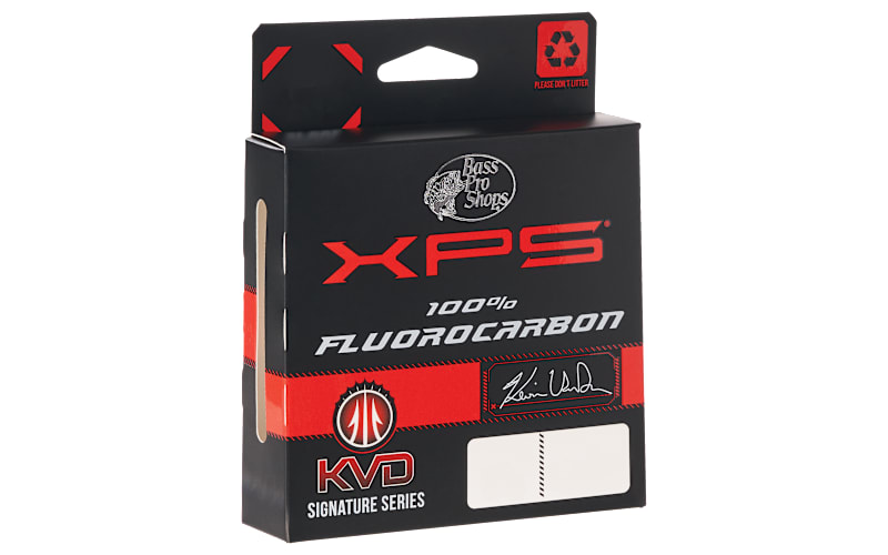 XPS KVD Signature Series Fluorocarbon Fishing Line - 600-yd Spool