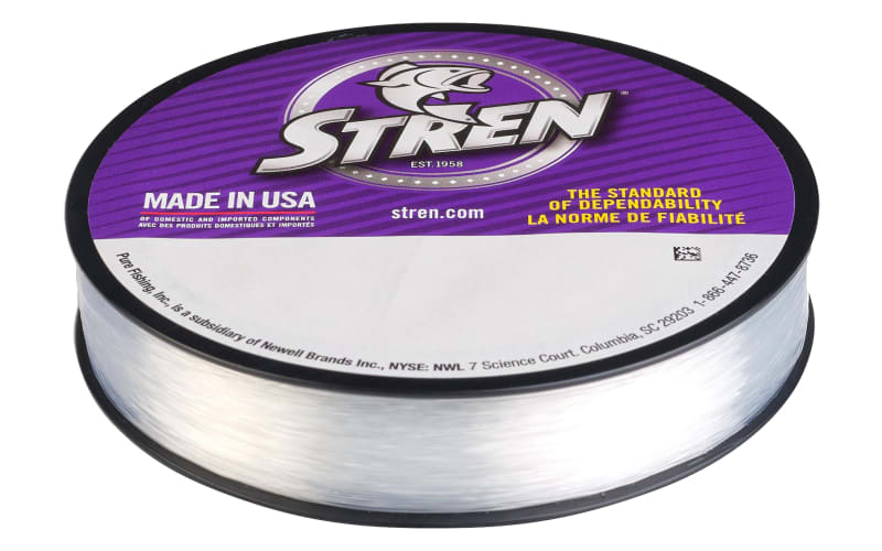 LOT of 2- Stren High Impact 30 lb Monofil 400YD Clear 1/4 spool