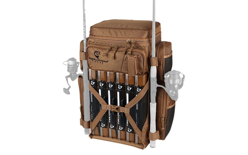 evolution outdoors horizontal 3700 drift series tackle bag Fishing Backpack with QuikLatch System & 2 Rod Holders  Tiger Stripe Camo, Heavy Duty Fishing Backpack w/ 6 Tackle Trays : Sports & With its open top feature and extremely rugged wear Horizontal 3700 Drift Series Tackle