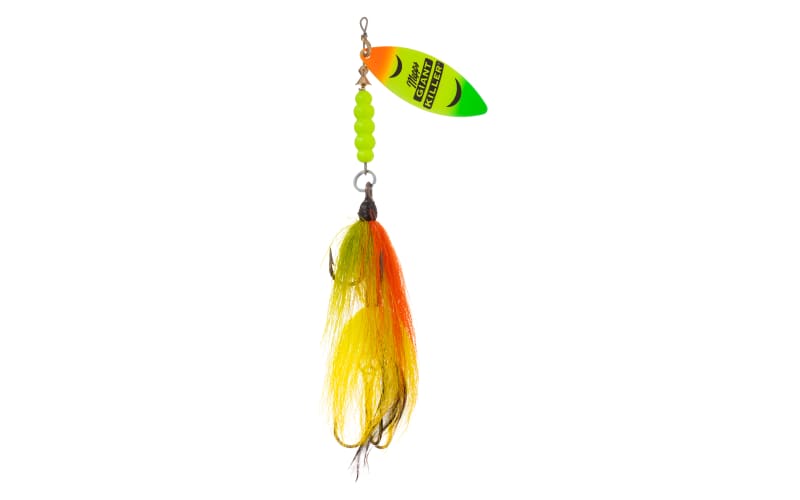 Leurre De Pêche Vintage Mepps Giant Killer - Plume, Taille 6, Fabriqué En France