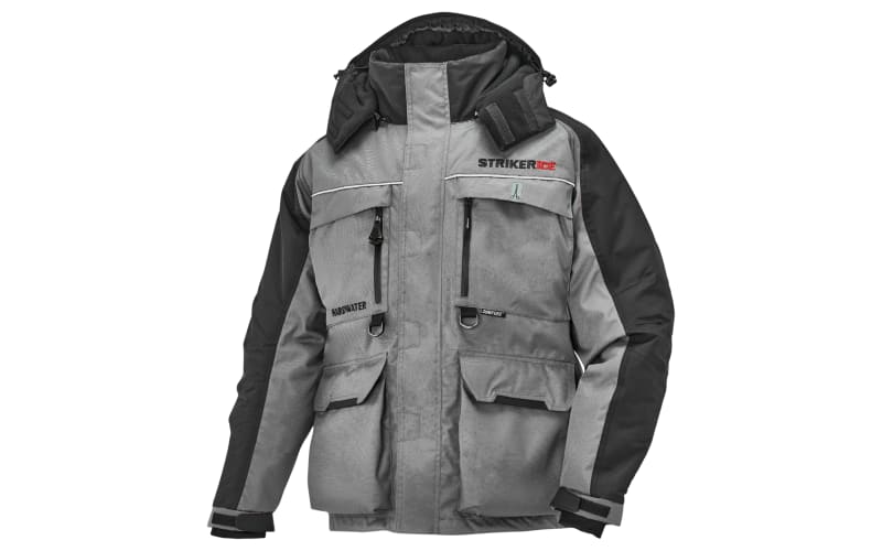 Striker Ice - Men's Hardwater Jacket - Gray / Black