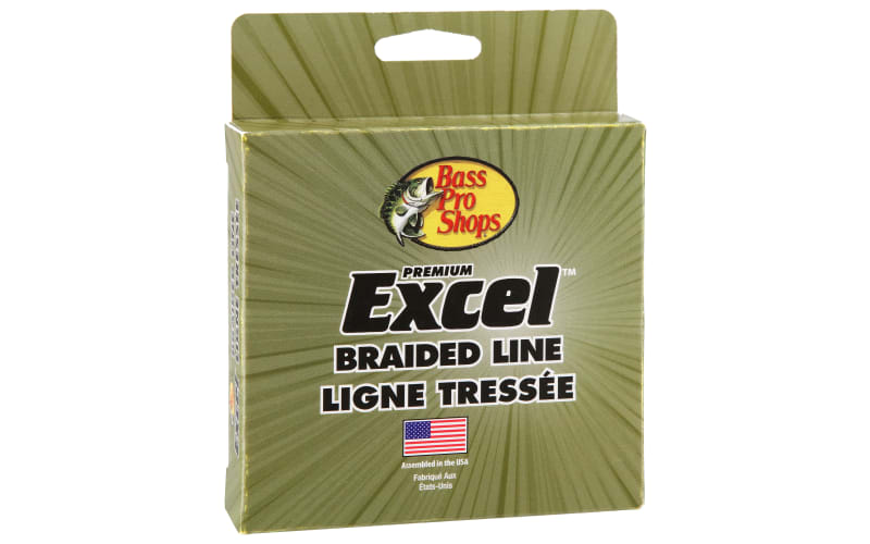 braided line bass fishing Bass Pro Shops Excel Braid Fishing Line - 150 Yards