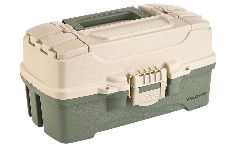 Plano One-Tray Tackle Box Green/Tan OB1TRAYTBGRNTAN