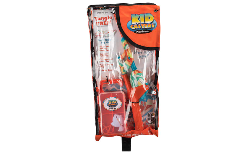 Kid Casters - Fishing Pole and Spincast Reel Combo - Tangle Free